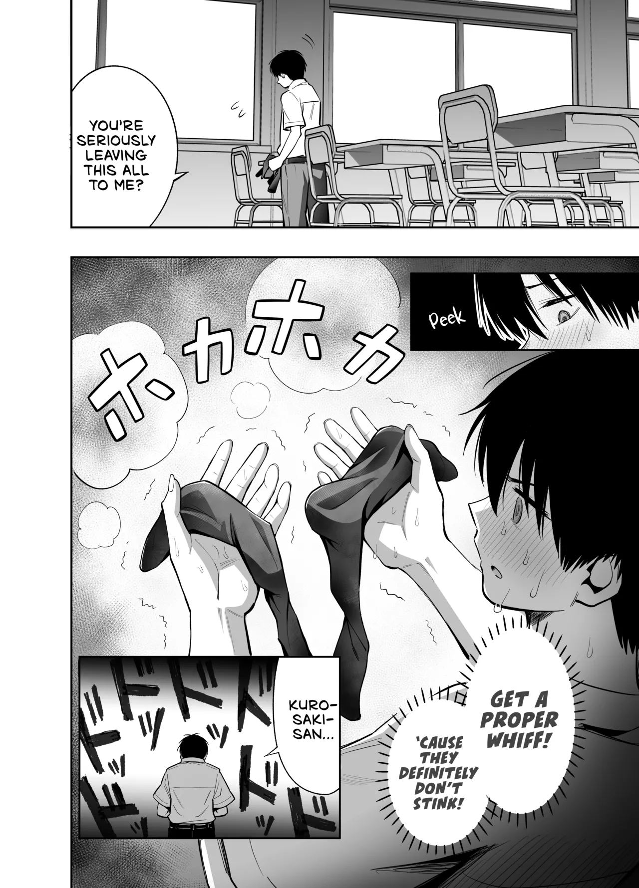 Hentai Manga Comic-If You Get To Jerk Off To My Socks, I Get To Play With Your Dick, Right?-Read-11